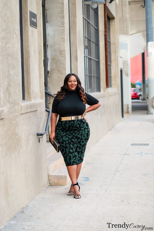 Plus size 2024 pencil skirt 2019