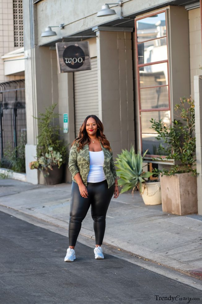 Plus Size 2021 Nordstrom Anniversary Sale - Faux Leather Leggings