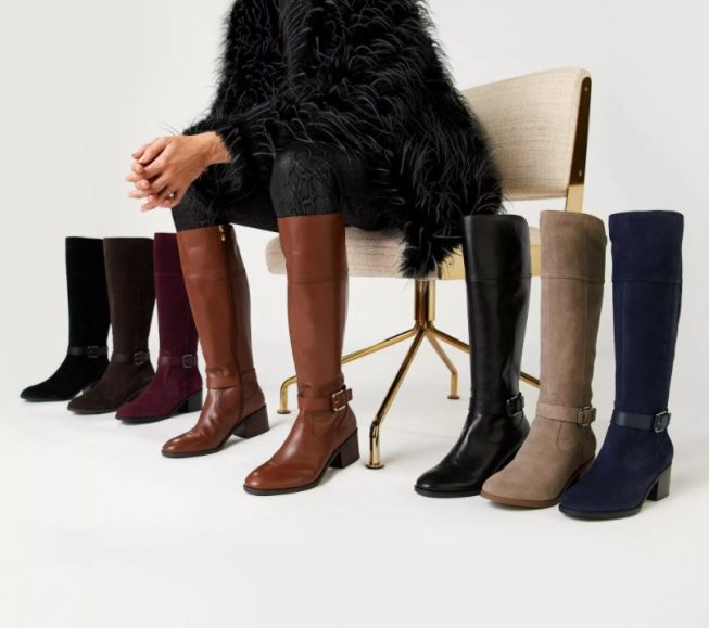 qvc knee high boots