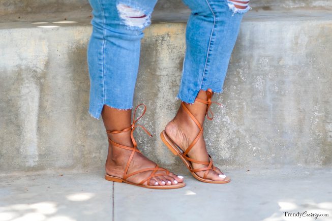 Dsw best sale denim sandals